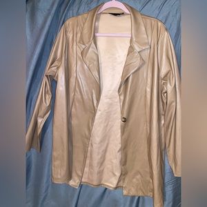 Women’s Oversized One Button Blazer